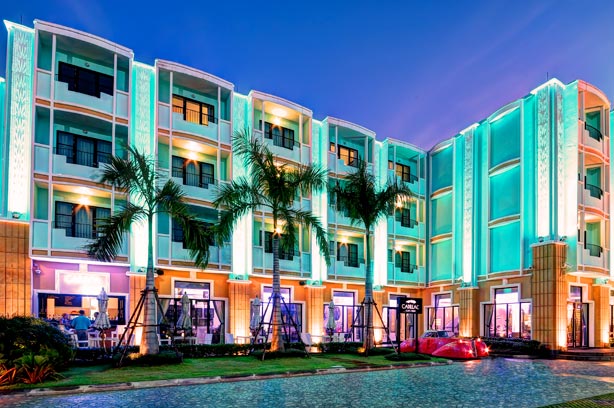 滨海迈阿密风尚的Wave精品酒店